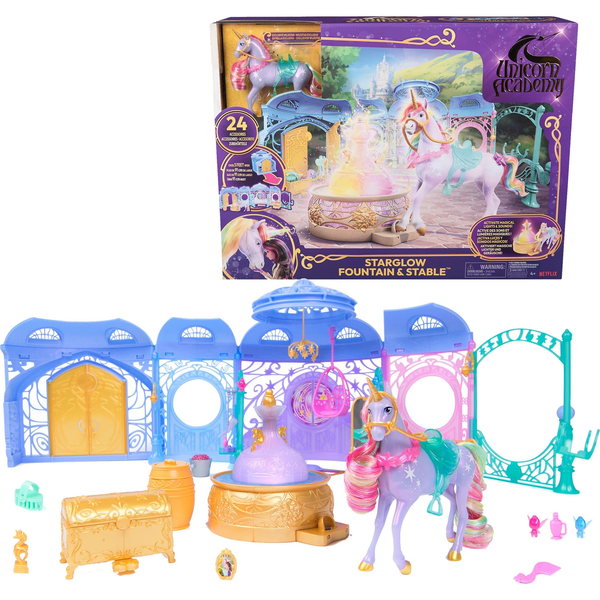 Unicorn Academy - Stall Spielset, Spielgebäude