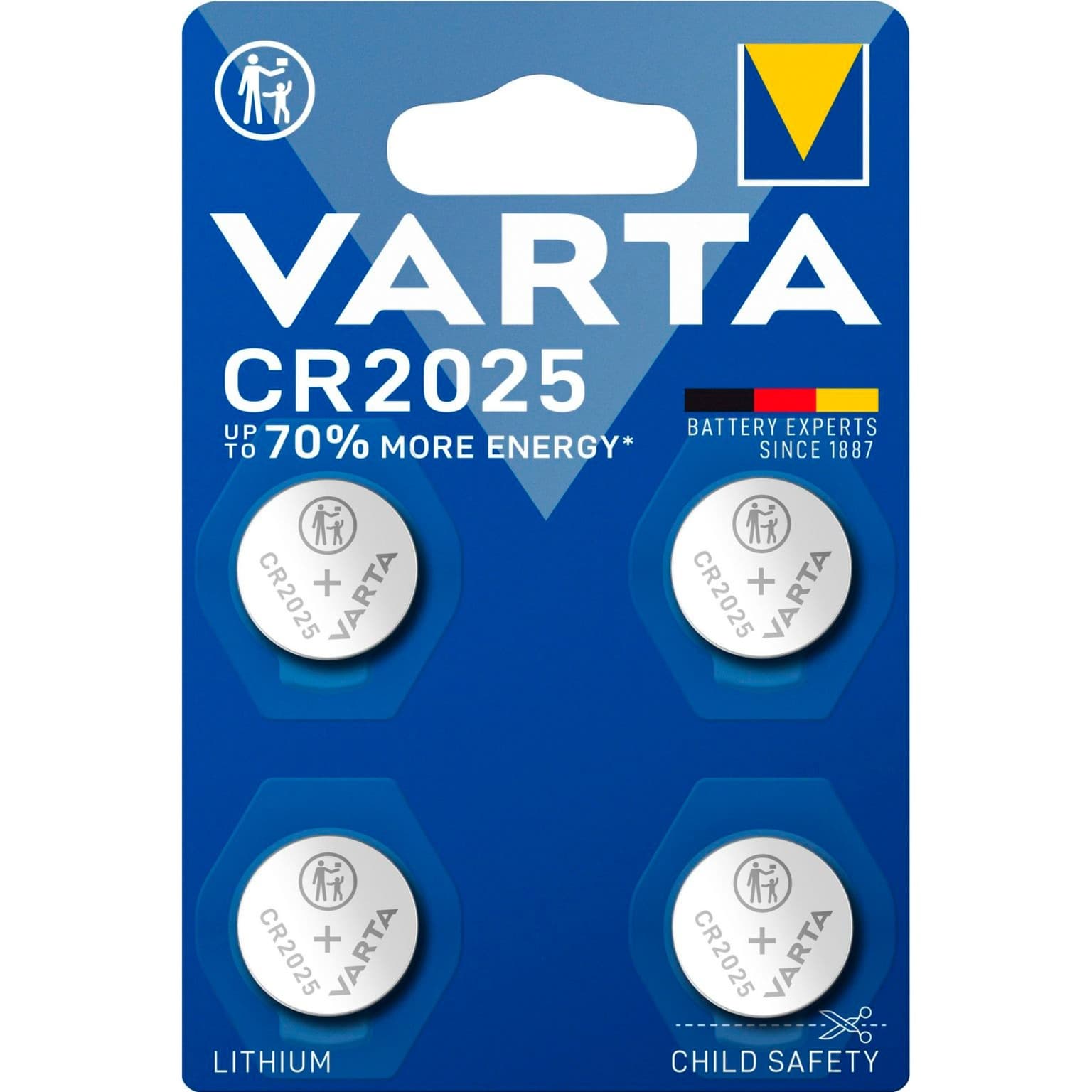 Lithium Coin Knopfzelle CR2025, 3Volt, Batterie