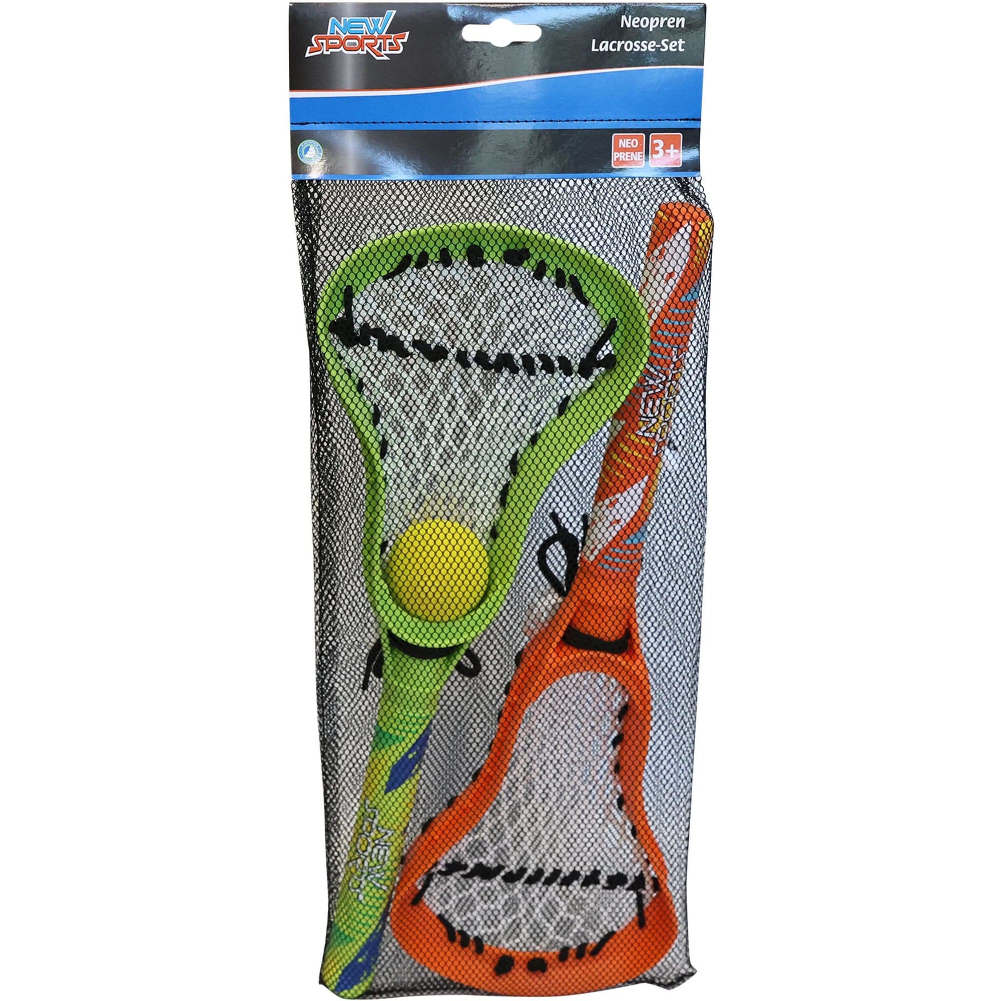 Neopren Lacrosse Set, 3-teilig mit zwei Schlägern und einem Ball, Sets