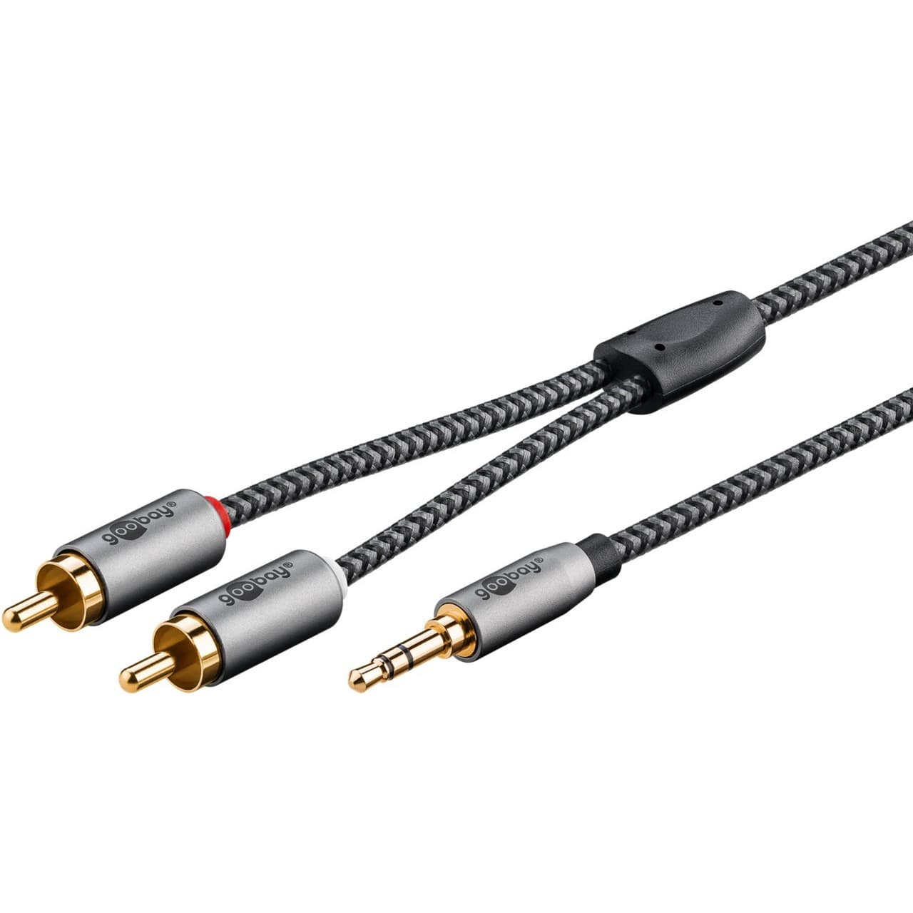 Plus Audio Adapterkabel AUX 3,5mm Klinke > Stereo-Cinch Stecker