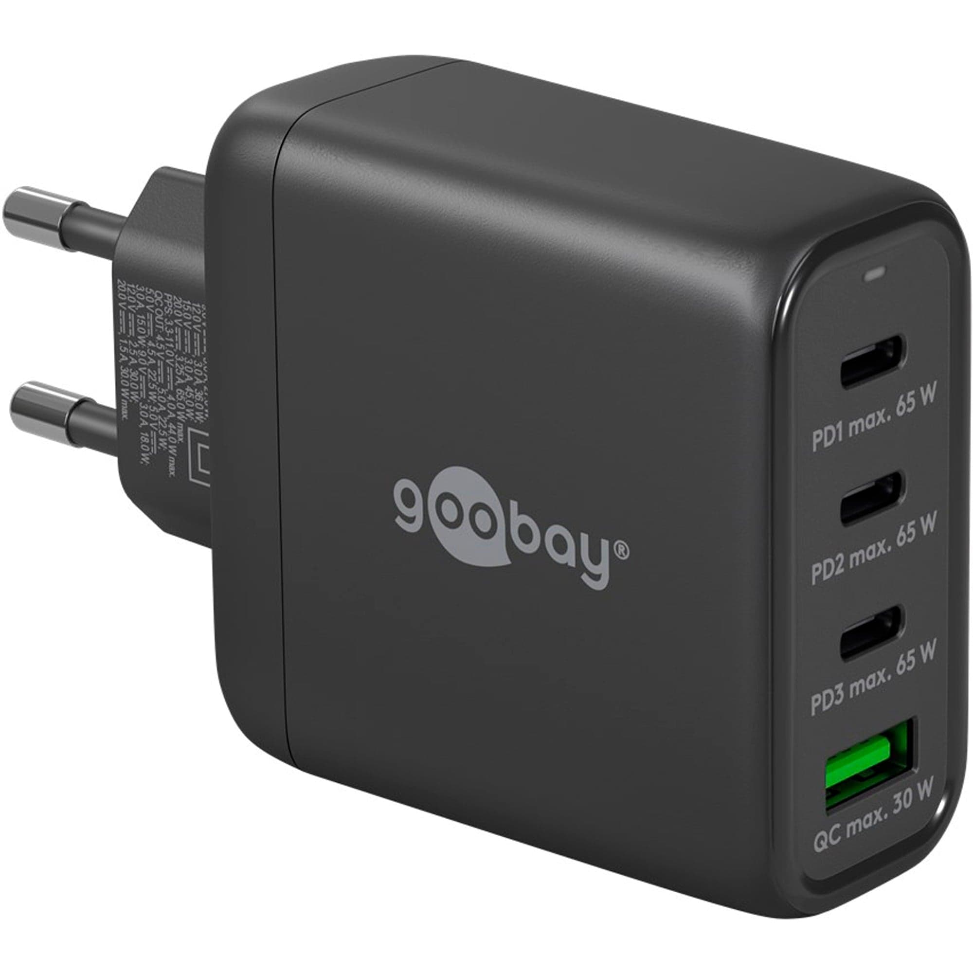USB-C Multiport-Schnellladegerät, PD, GaN, 68 Watt
