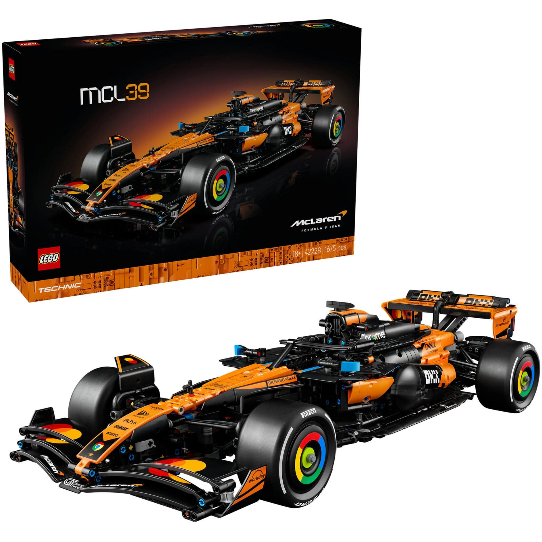 42228 Technic McLaren MCL39 F1 Rennwagen, Konstruktionsspielzeug