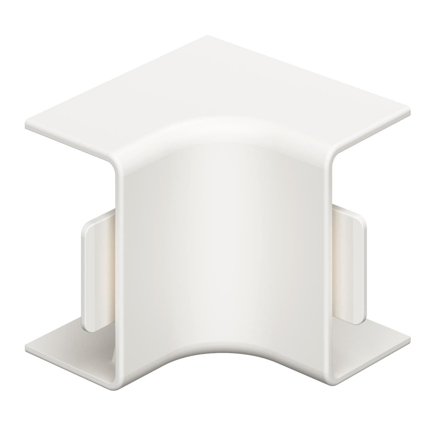 Inneneckhaube zur Richtungsänderung der Wand-Decken-Kanäle WDK HI15030RW, Befestigung/Montage