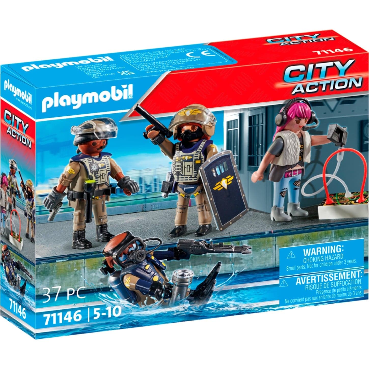 71146 City Action SWAT-Figurenset, Konstruktionsspielzeug