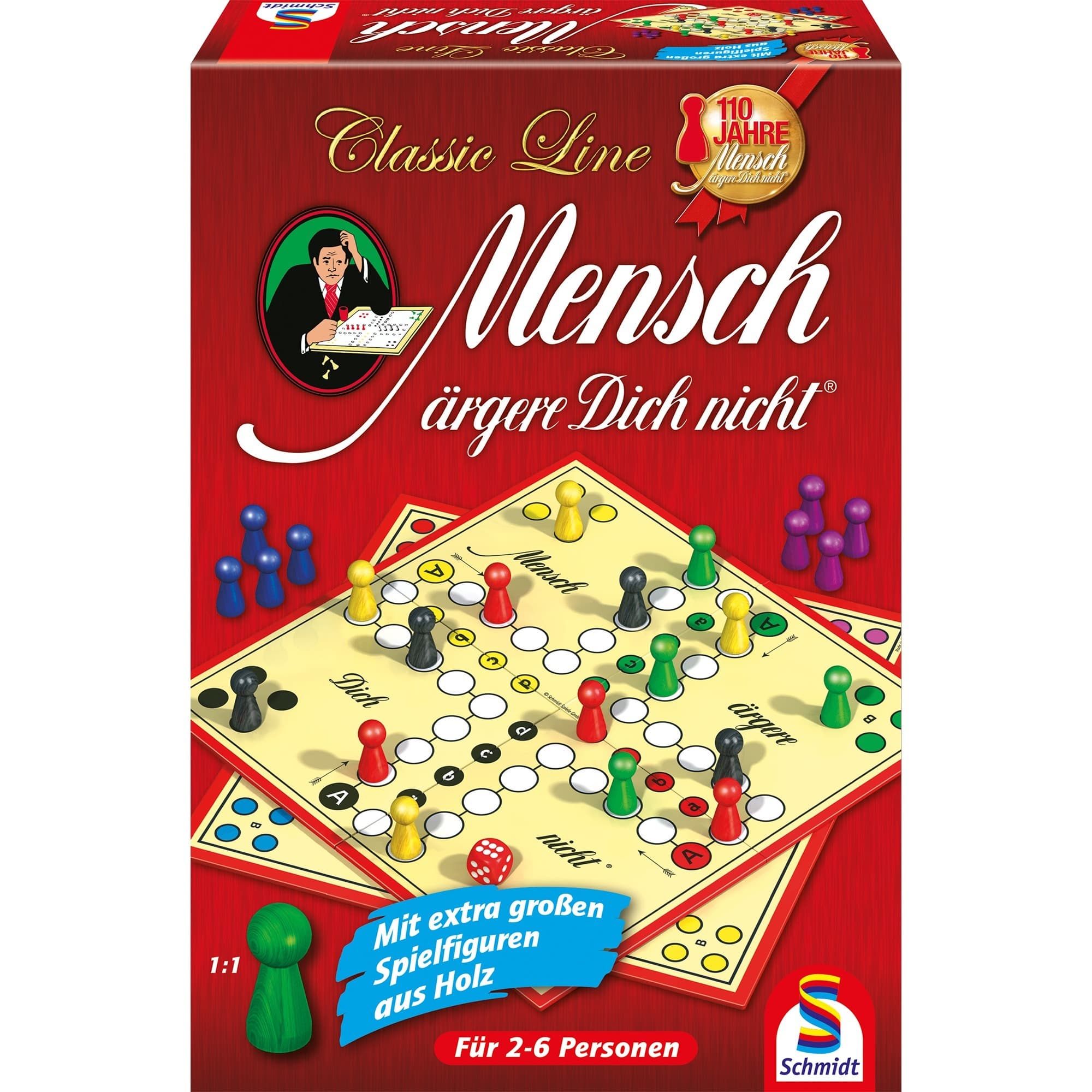 Classic Line: Mensch ärgere dich nicht, Brettspiel