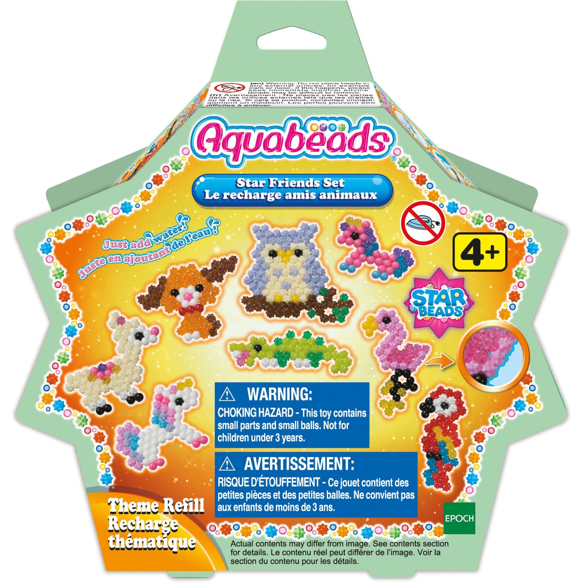Aquabeads Sternperlen Tier Set 840 Stück, Sets