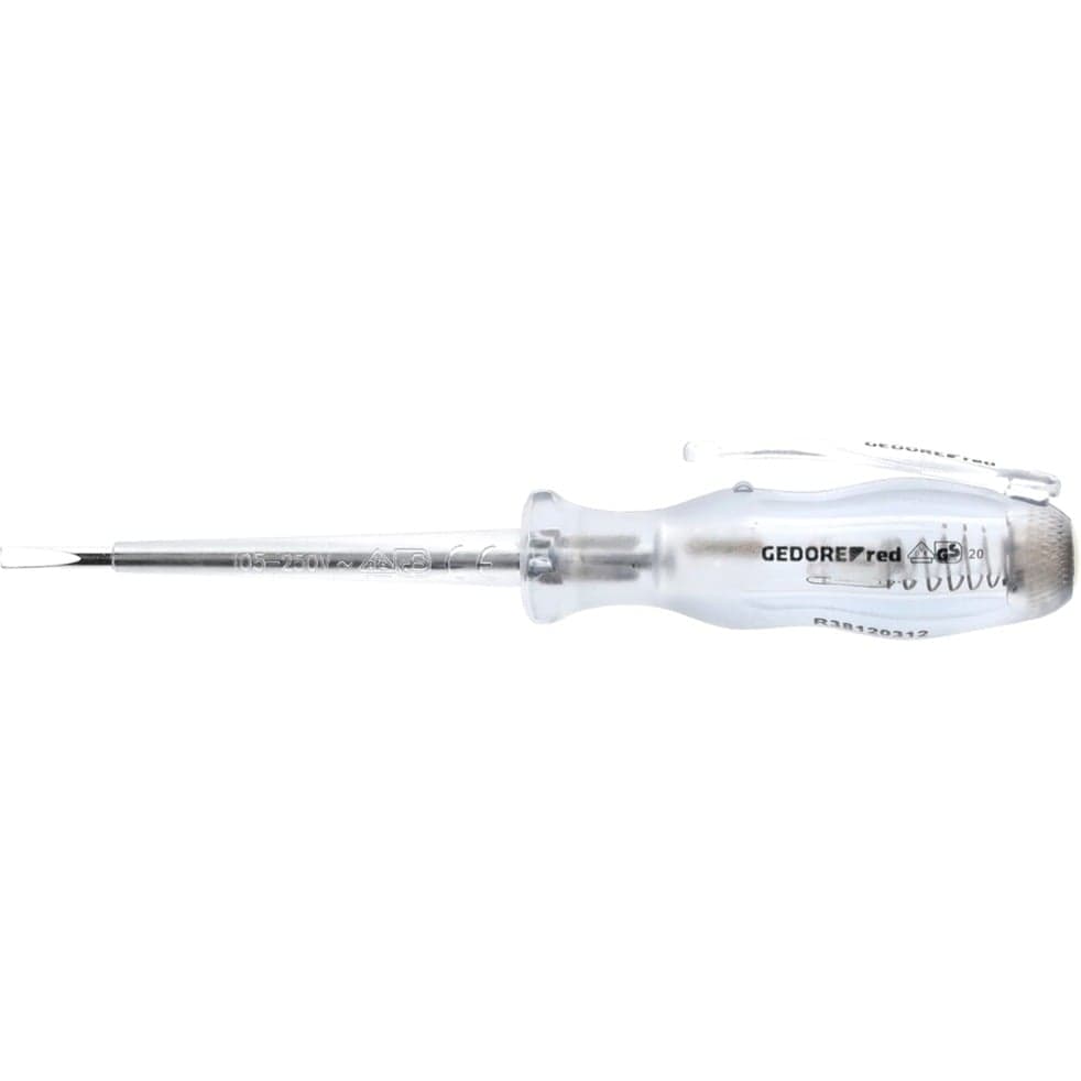 Red Phasenprüfer 105-250Volt, Schlitz 3mm, Schraubendreher