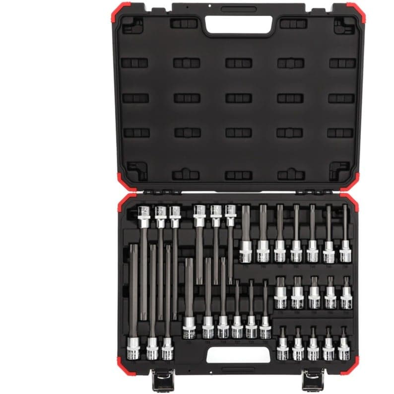 Red Schraubendreher-Steckschlüssel-Einsatz-Satz, 1/2"
