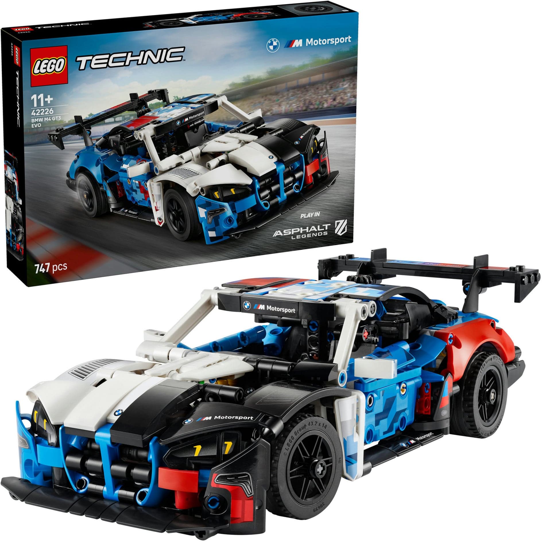 42226 Technic BMW M4 GT3 EVO Rennwagen, Konstruktionsspielzeug