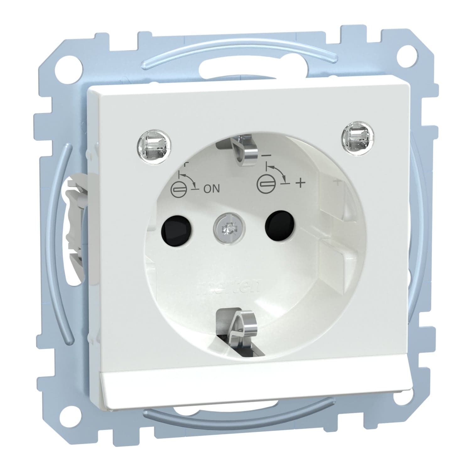 Schutzkontakt-Steckdose mit Lichtauslösung und LED-Beleuchtung, Typ MEG2304-0325