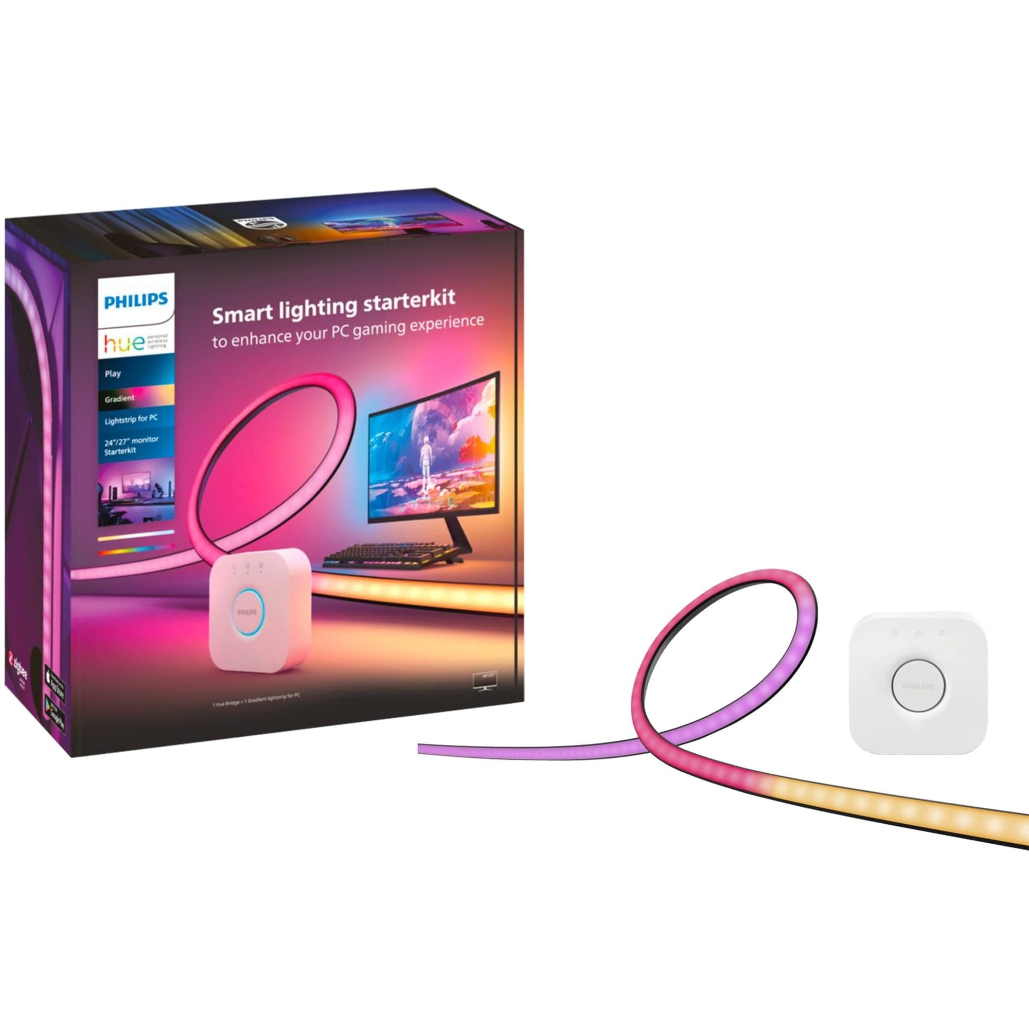 Play Gradient Lightstrip für PC (24-27" Starter-Kit), LED-Streifen