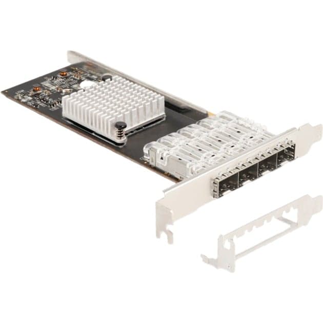 PCI Express x4 zu 4 x SFP Slot Gigabit LAN i350, LAN-Adapter