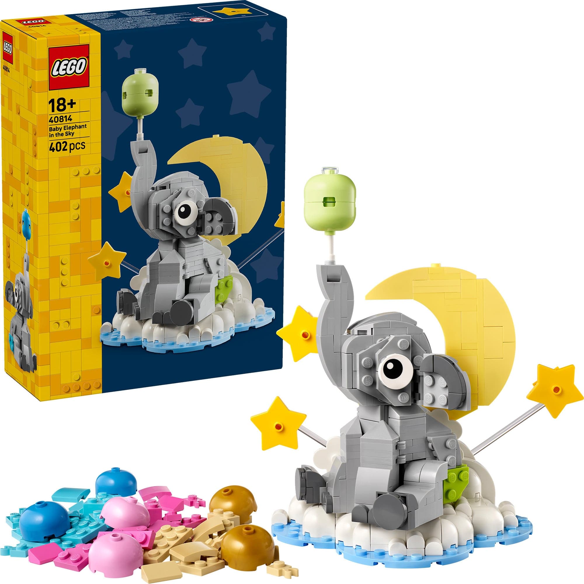 40814 Schwebender Baby-Elefant, Konstruktionsspielzeug