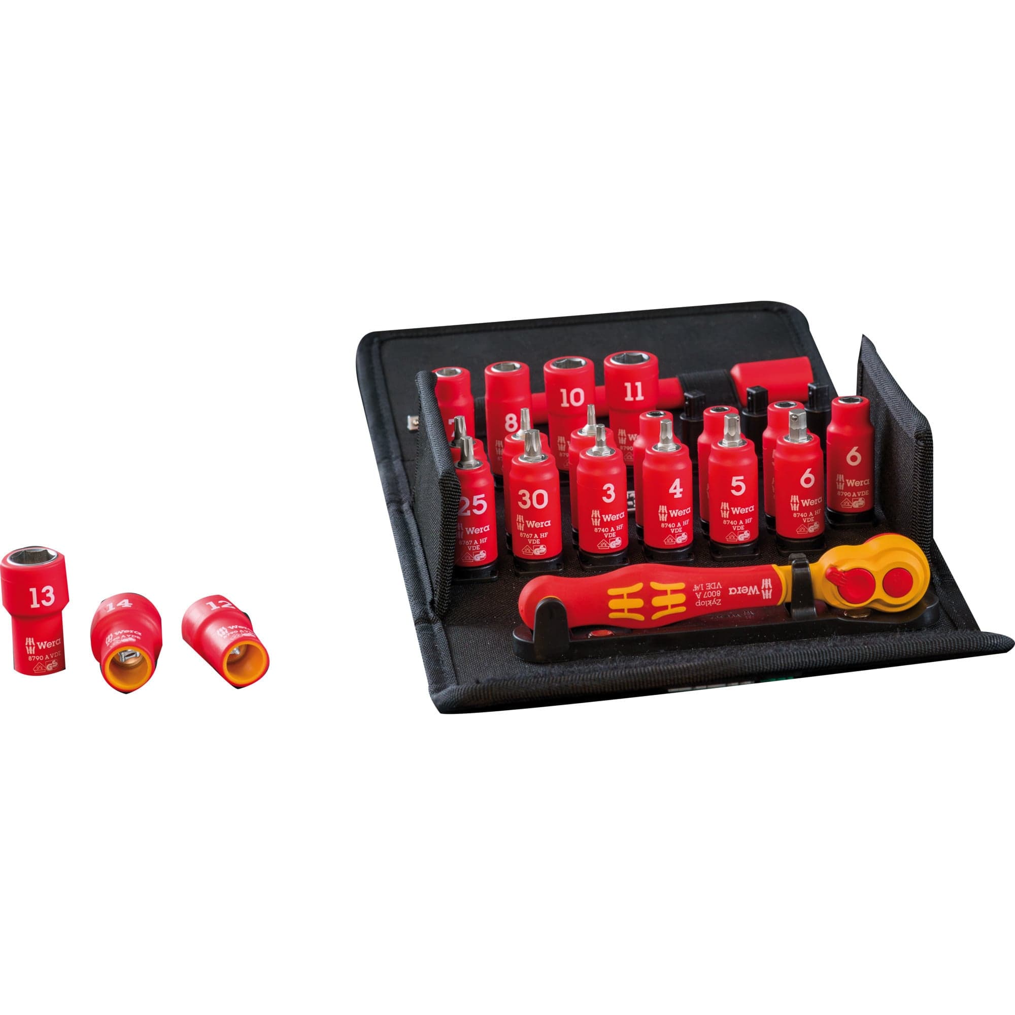 8100 SA VDE 1 Zyklop Knarrensatz, 1/4", Werkzeug-Set