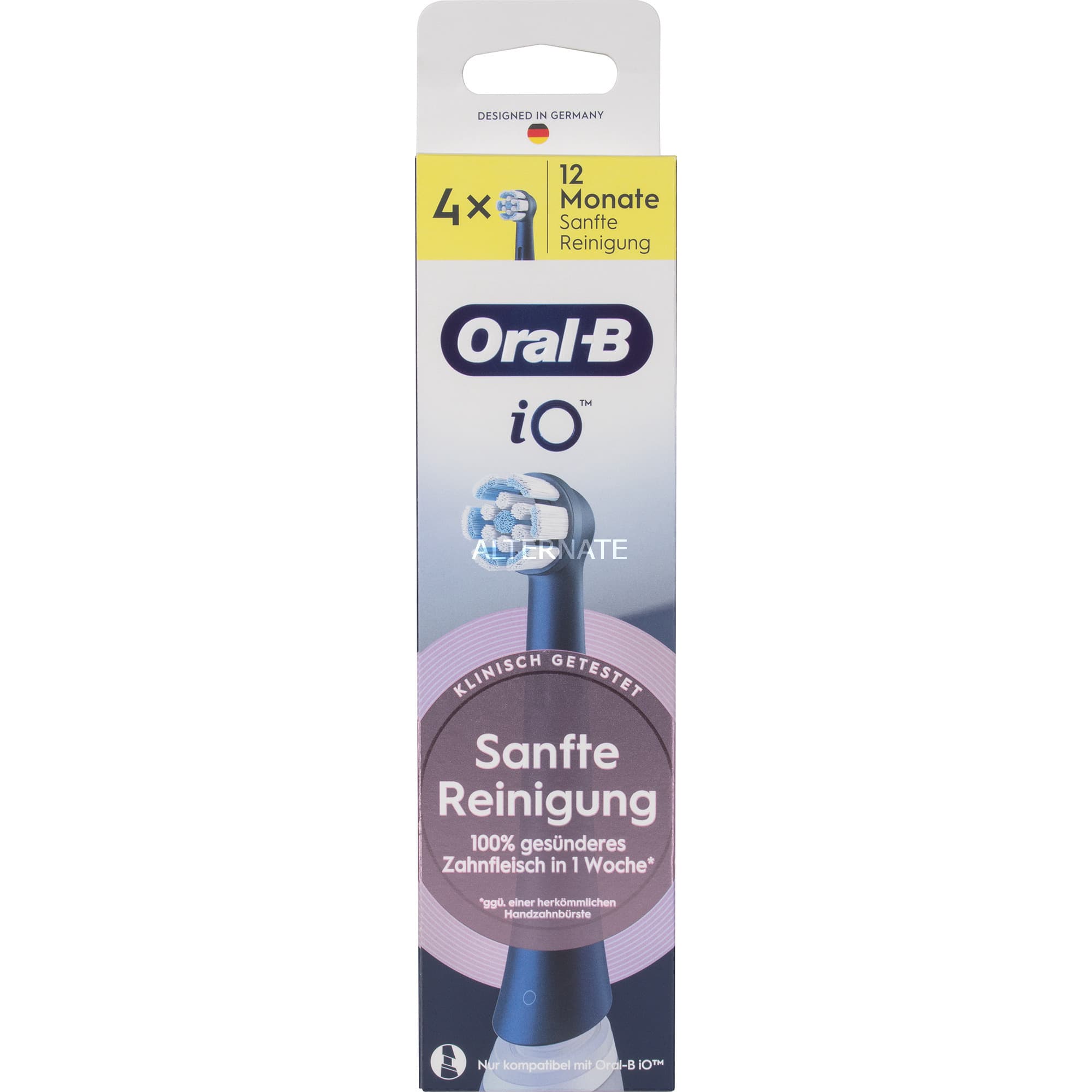 Oral-B iO Sanfte Reinigung 4er, Aufsteckbürste