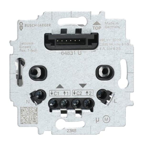 Jalousie-Einsatz flex Typ 64831 U, Unterputz, 3-Leiter-Anschlusstechnik, 230 Volt, Schalter