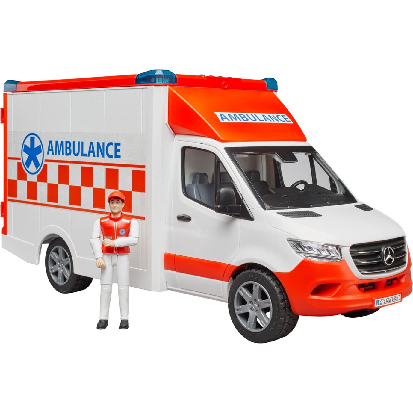MB Sprinter Ambulanz mit Fahrer, Modellfahrzeug
