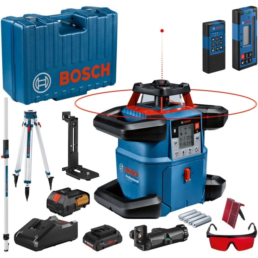 Akku-Rotationslaser GRL 600 CHV Professional, 18Volt, mit Baustativ
