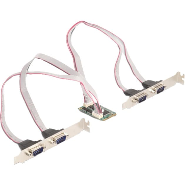 Mini PCIe I/O full size 4 x Seriell RS-232, Schnittstellenerweiterung