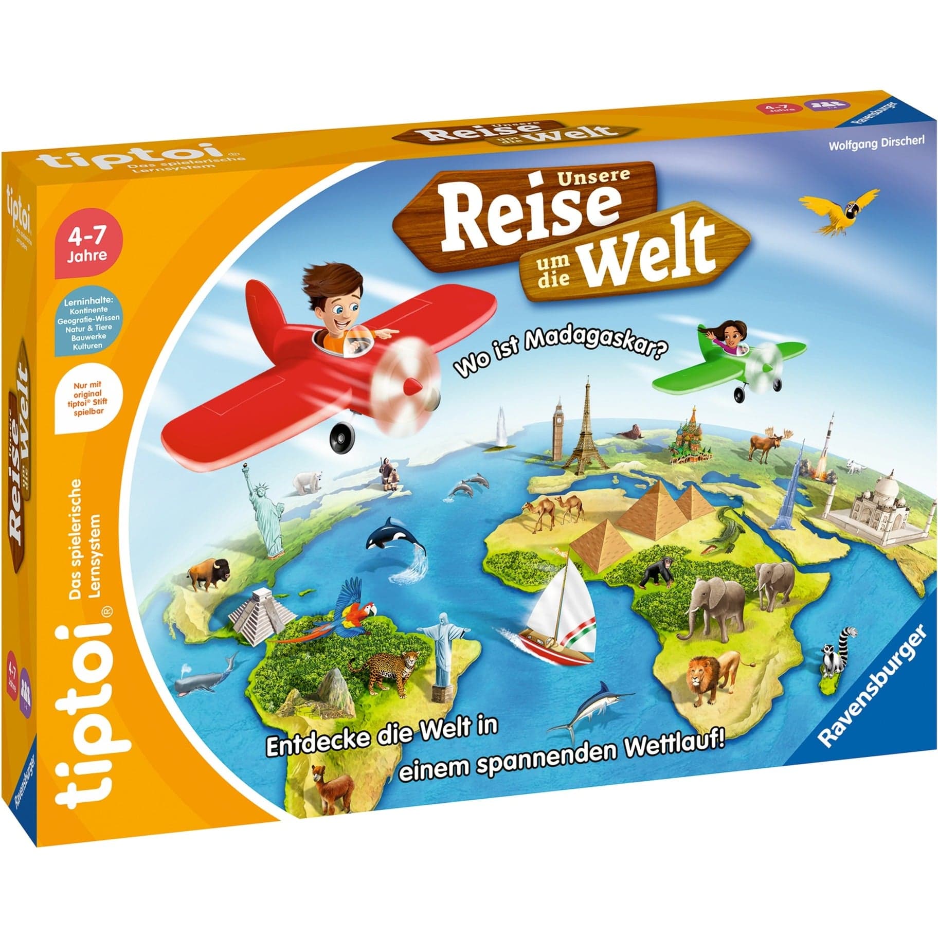 tiptoi Unsere Reise um die Welt, Brettspiel
