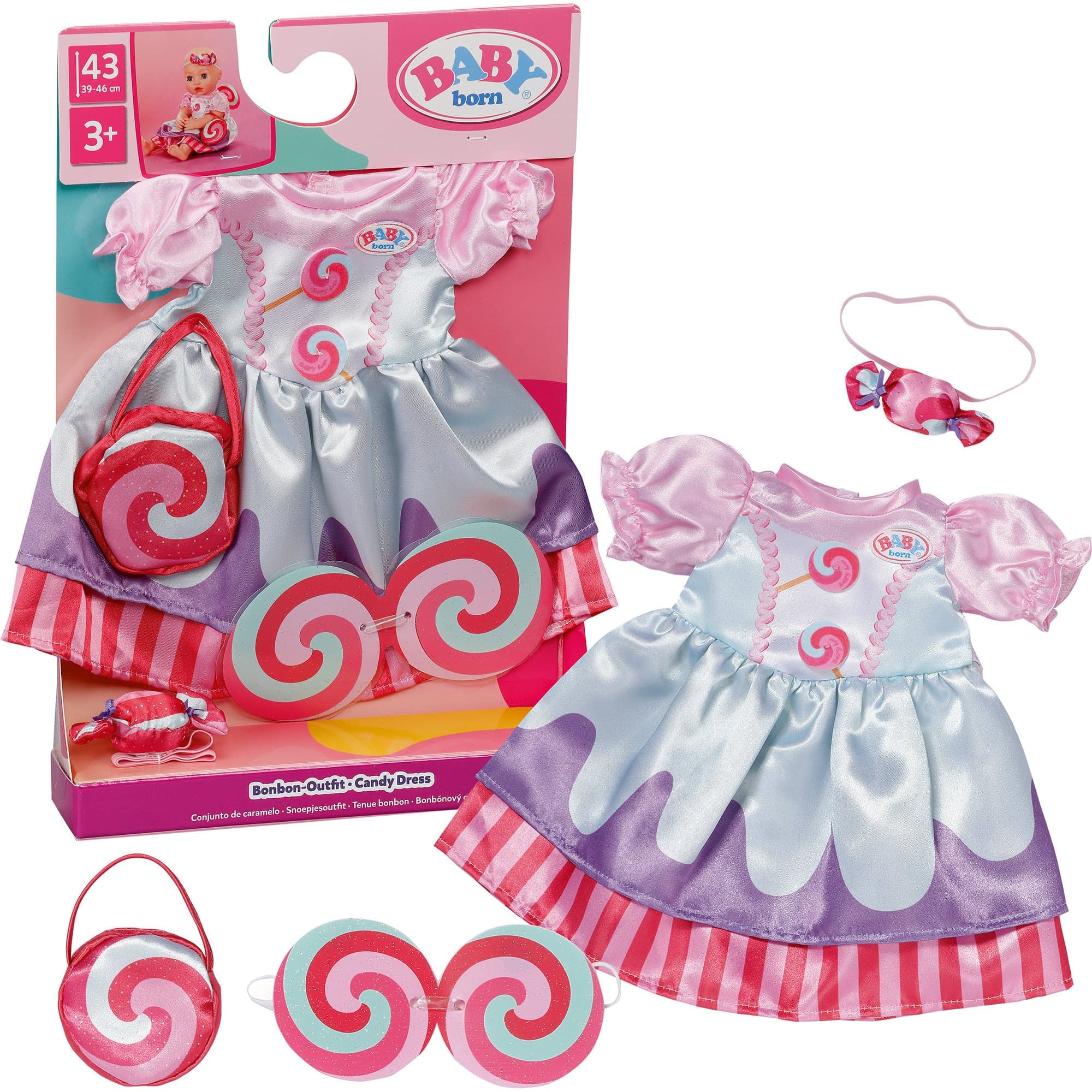 BABY born® Bonbon-Outfit 43cm, Puppenzubehör