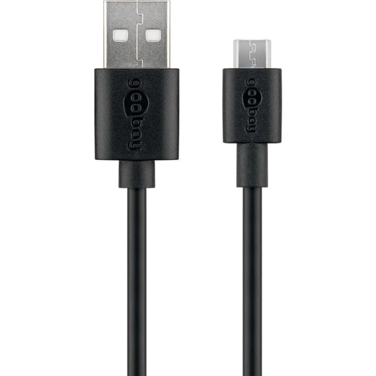 USB 2.0 Kabel, USB-A Stecker > Micro-USB Stecker
