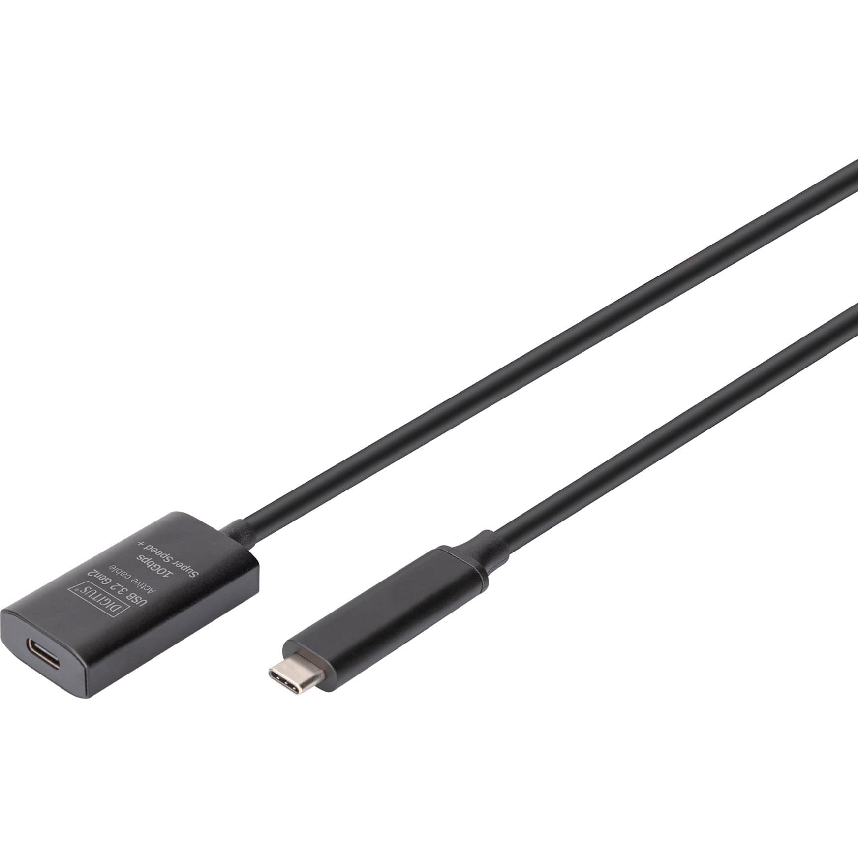 Aktives USB 3.2 Gen 2 Verlängerungskabel, USB-C Stecker > USB-C Buchse