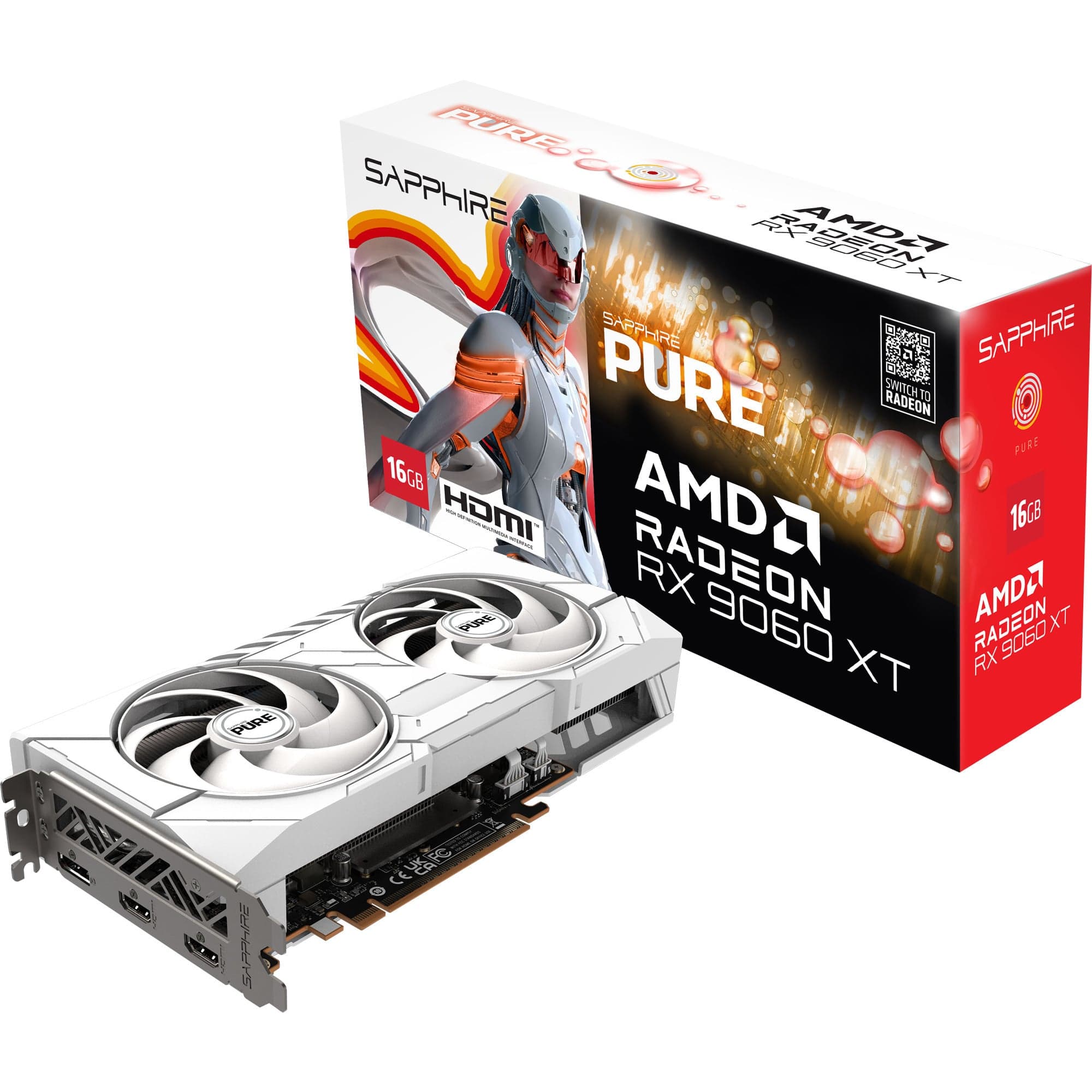 Radeon RX 9060 XT PURE 16GB, Grafikkarte