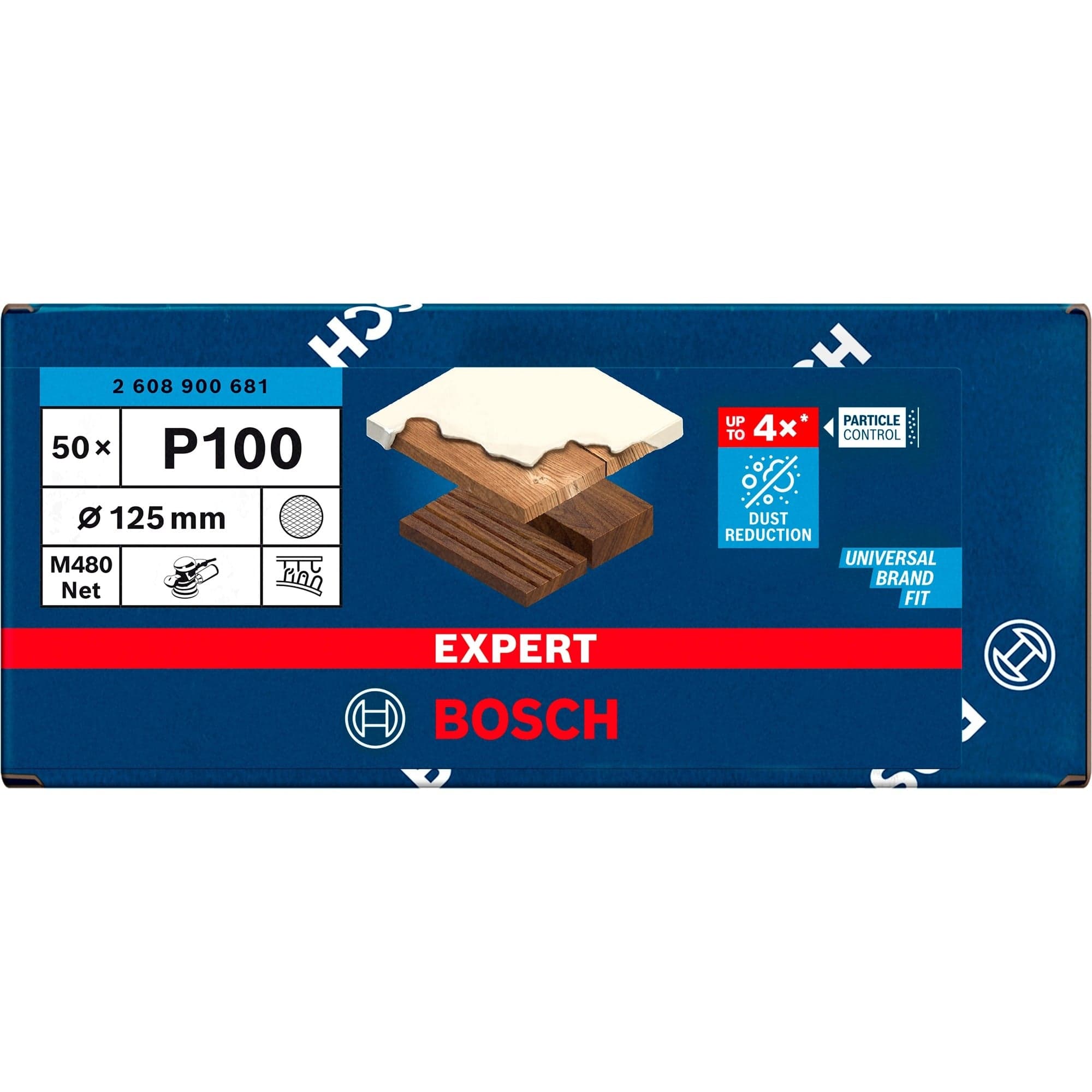 Expert M480 Netzstruktur-Schleifblatt Ø 125mm, K100