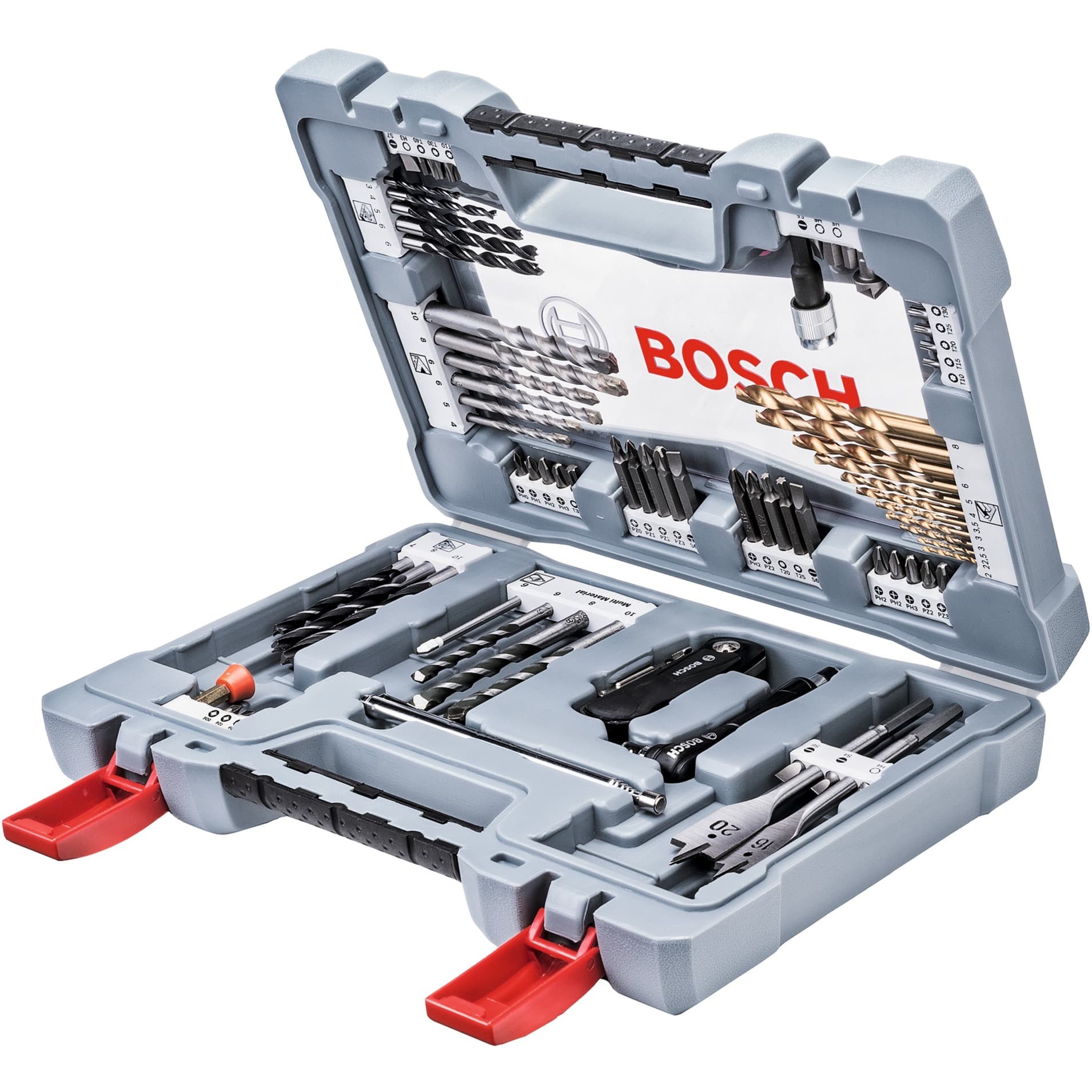 Premium X-Line Bohrer- /Schrauber-Set, 76-teilig, Bohrer- & Bit-Satz