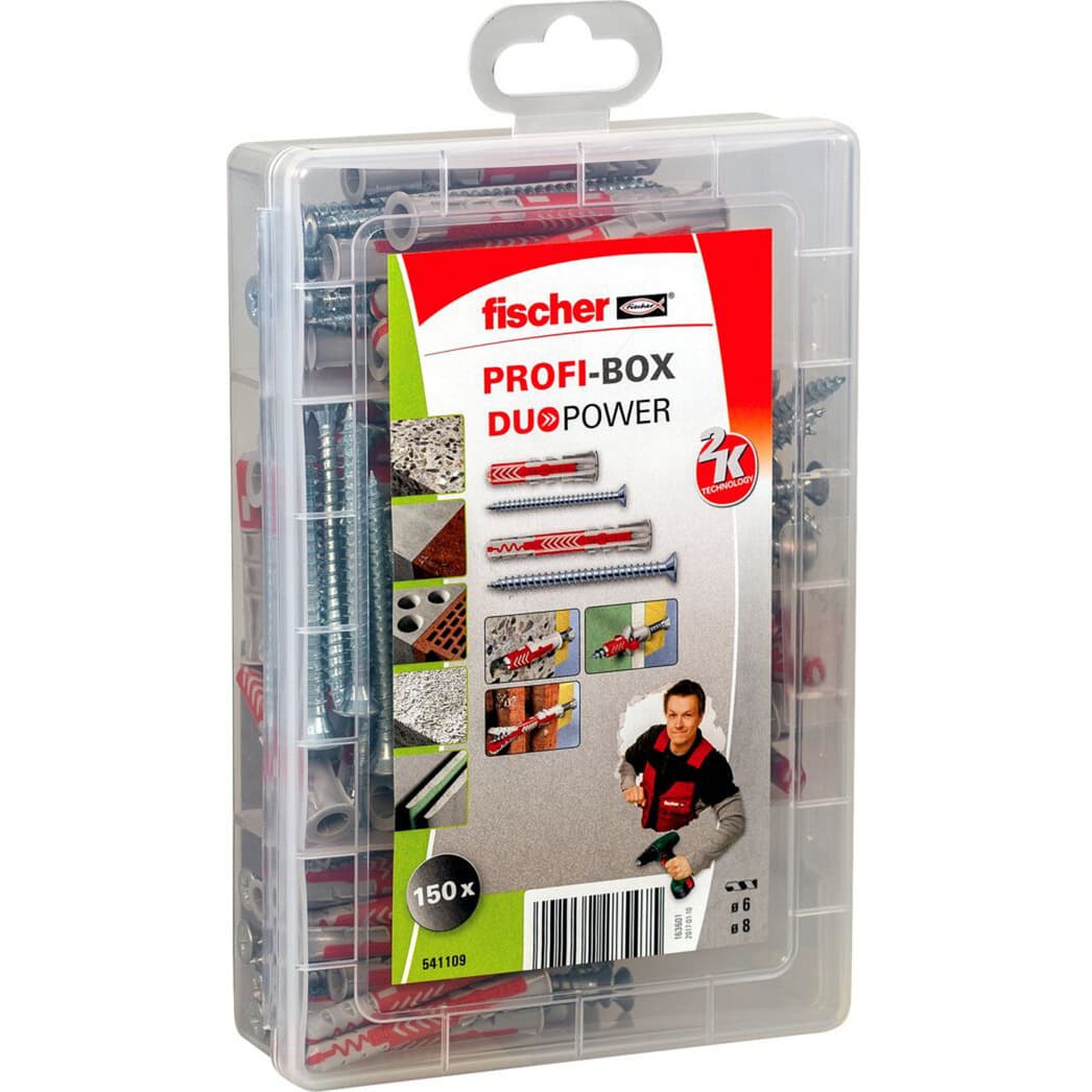 Profi-Box DuoPower kurz/lang + Schrauben , Dübel