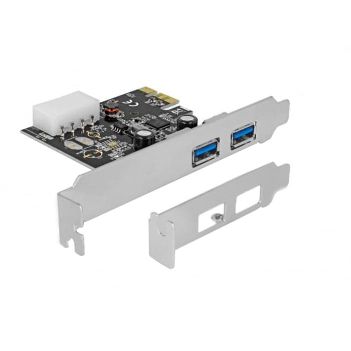 PCIe x1 Karte zu 2x ext. USB 3.2 Gen 1, USB-Controller