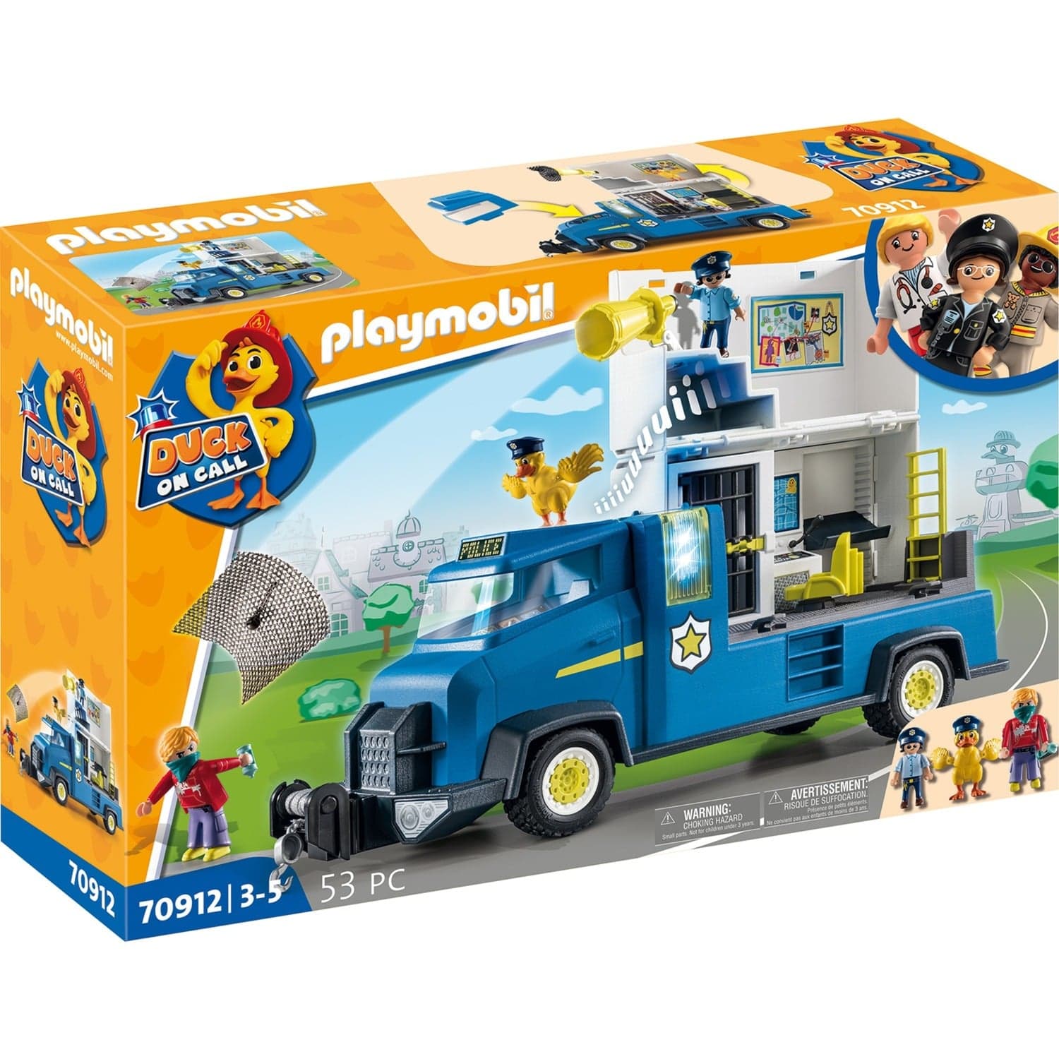70912 DUCK ON CALL Polizei Truck, Konstruktionsspielzeug