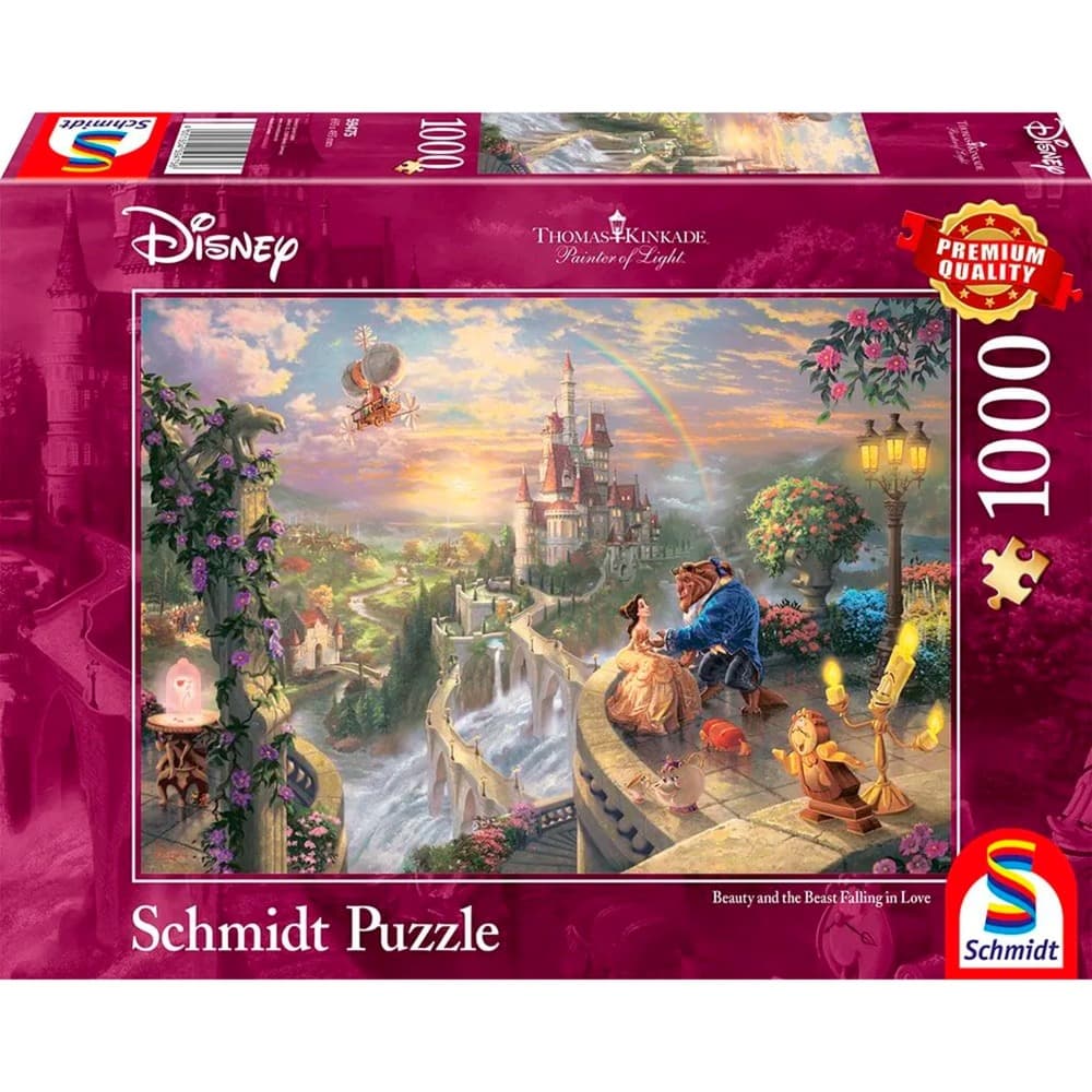 Thomas Kinkade Studios: Disney Dreams Collection -Die Schöne und das Biest, Puzzle