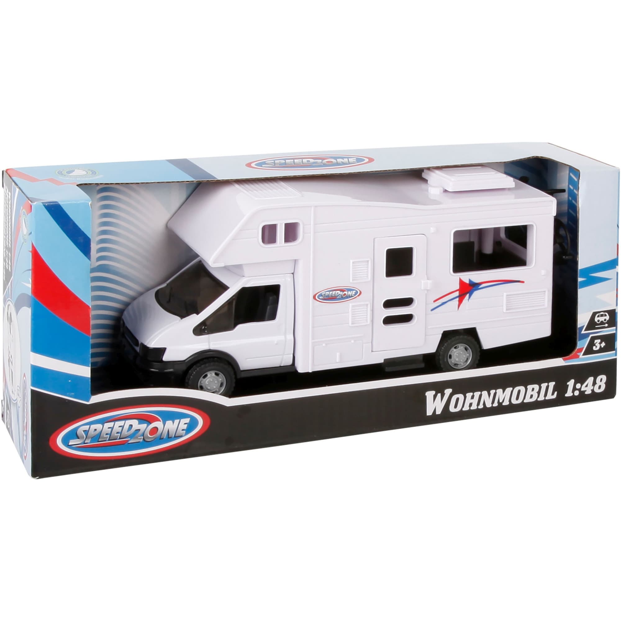 Speedzone Doppeldecker Wohnmobil Maßstab 1:48, Modellfahrzeug