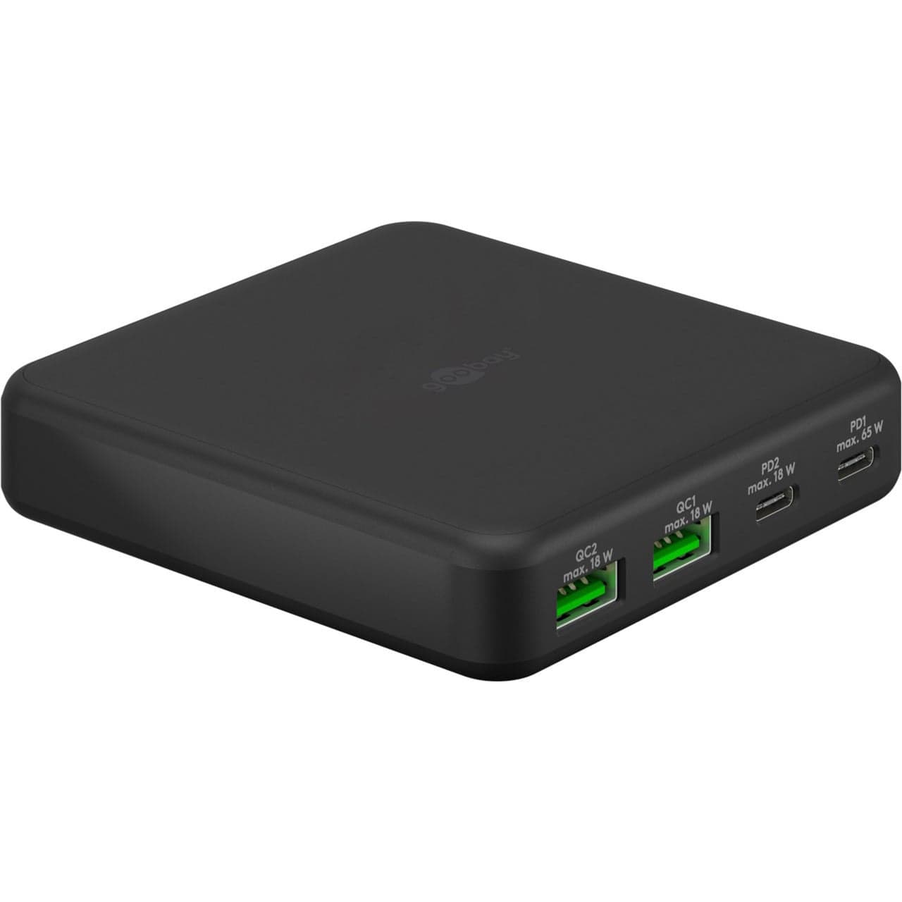 USB-C Multiport-Tischladegerät, PD, GaN, 65 Watt