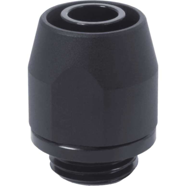 HF Anschraubtülle TPV Metall - 12,7/7,6mm Gerade - Black, Verbindung