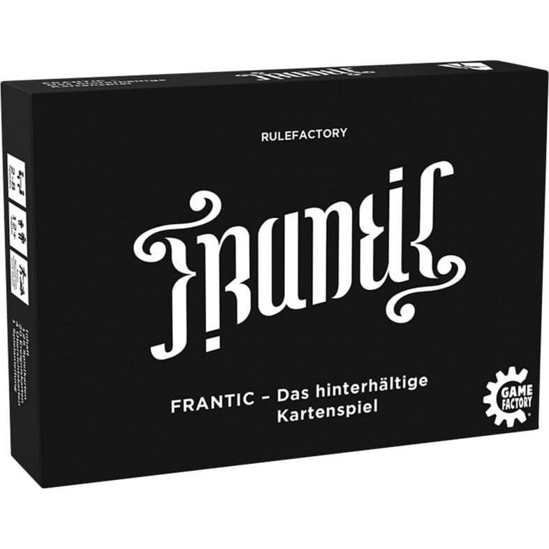 FRANTIC Kartenspiel für 2-8 Spieler ab 12 Jahren