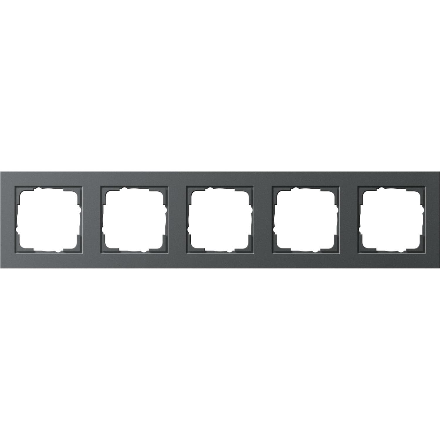 Abdeckrahmen fünffach E2 System 55 Typ 021523 Kunststoff Thermoplast IP20