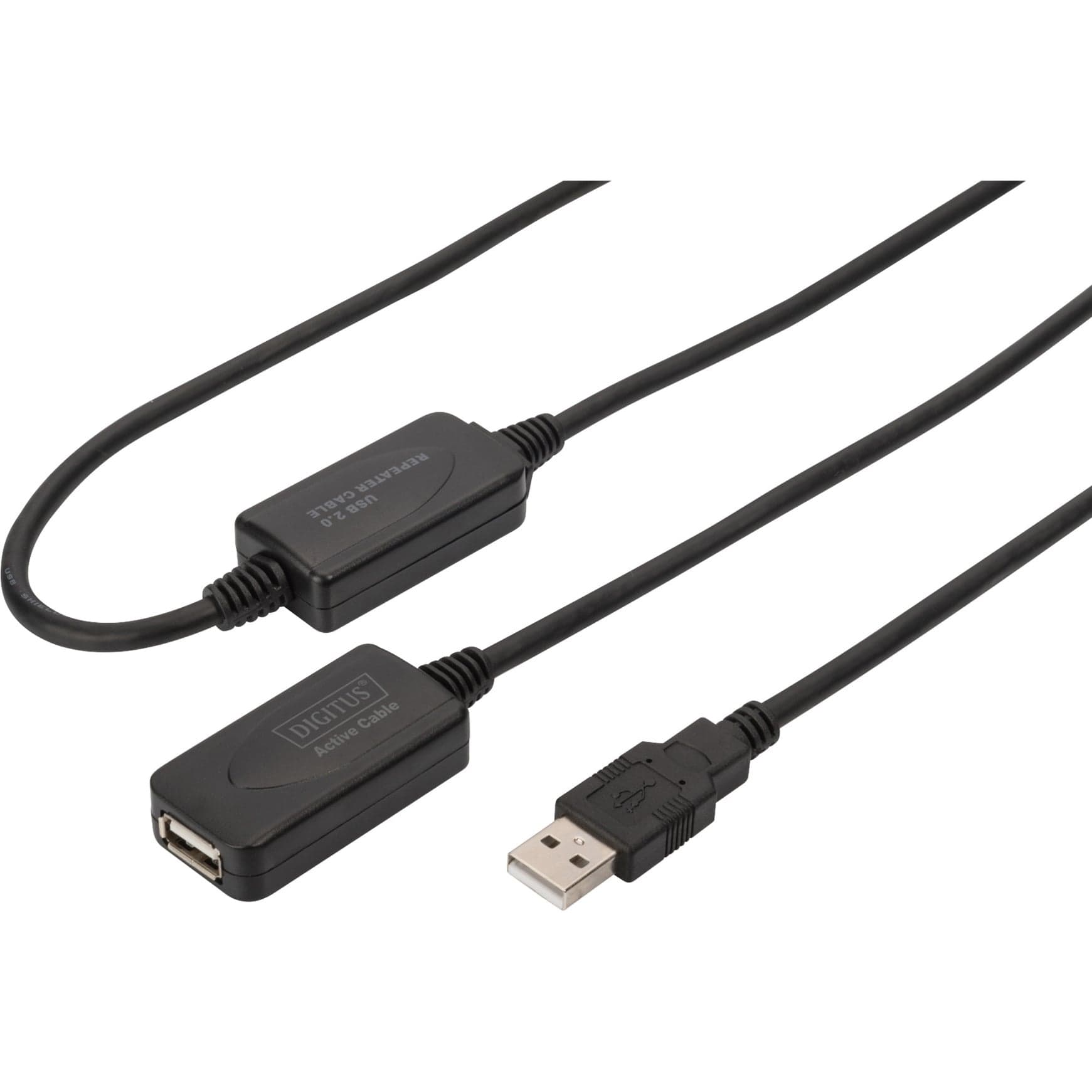Aktives USB 2.0 Verlängerungskabel, 20 Meter