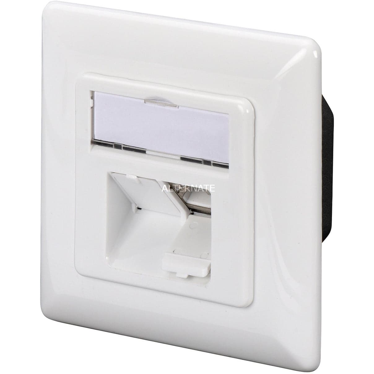 CAT.6A Datenanschlussdose, Aufputz, geschirmt, 2x RJ-45 LSA
