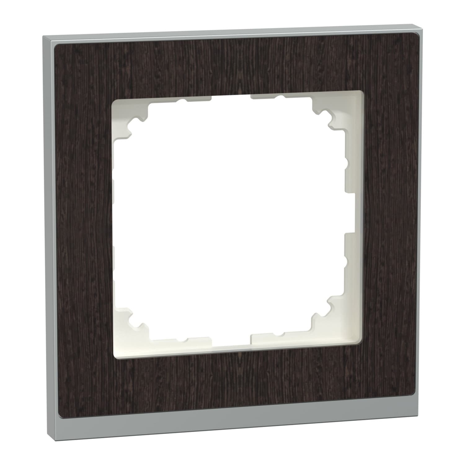 Decor-Rahmen einfach mit Montagerichtung horizontal und vertikal, Kunststoff, matt, IP20