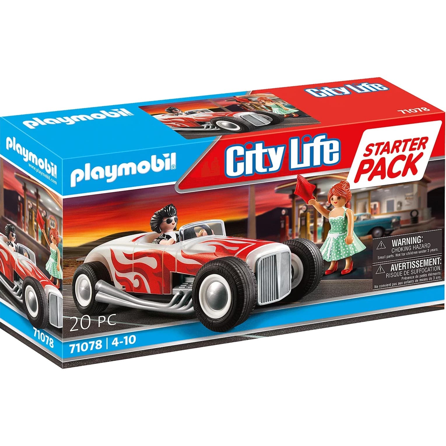 71078 City Life Starter Pack Hot Rod, Konstruktionsspielzeug