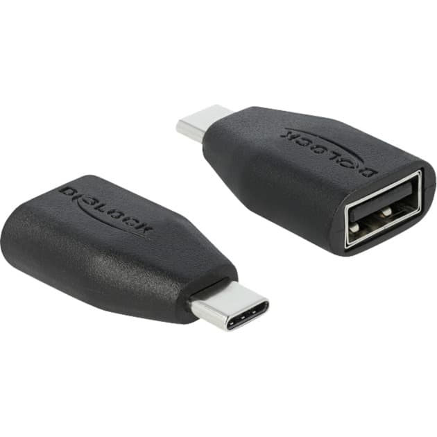 USB Adapter Datenblocker, USB-C Stecker > USB-A Buchse