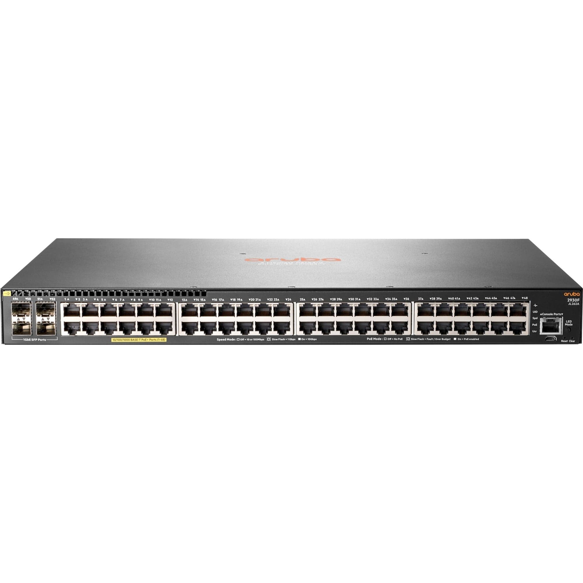 Aruba 2930F 48GPoE+ 4SFP 740W, Switch