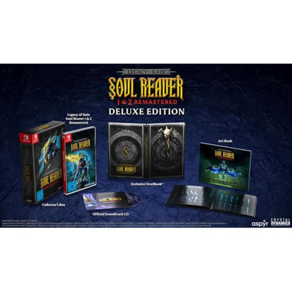 Legacy of Kain: Soul Reaver 1 & 2 Remastered Deluxe Edition, Nintendo Switch-Spiel