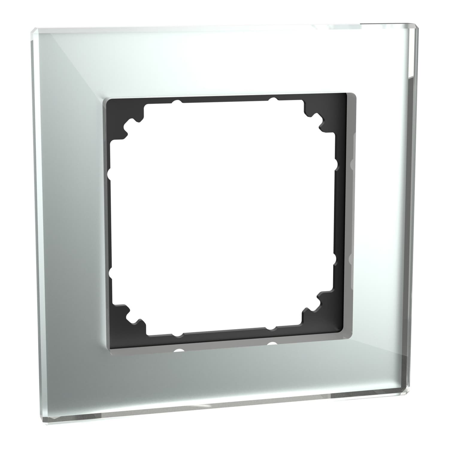 Rahmen Glas einfach diamant/silber, Typ 489160, Schutzart IP20, Schlagfestigkeit IK02
