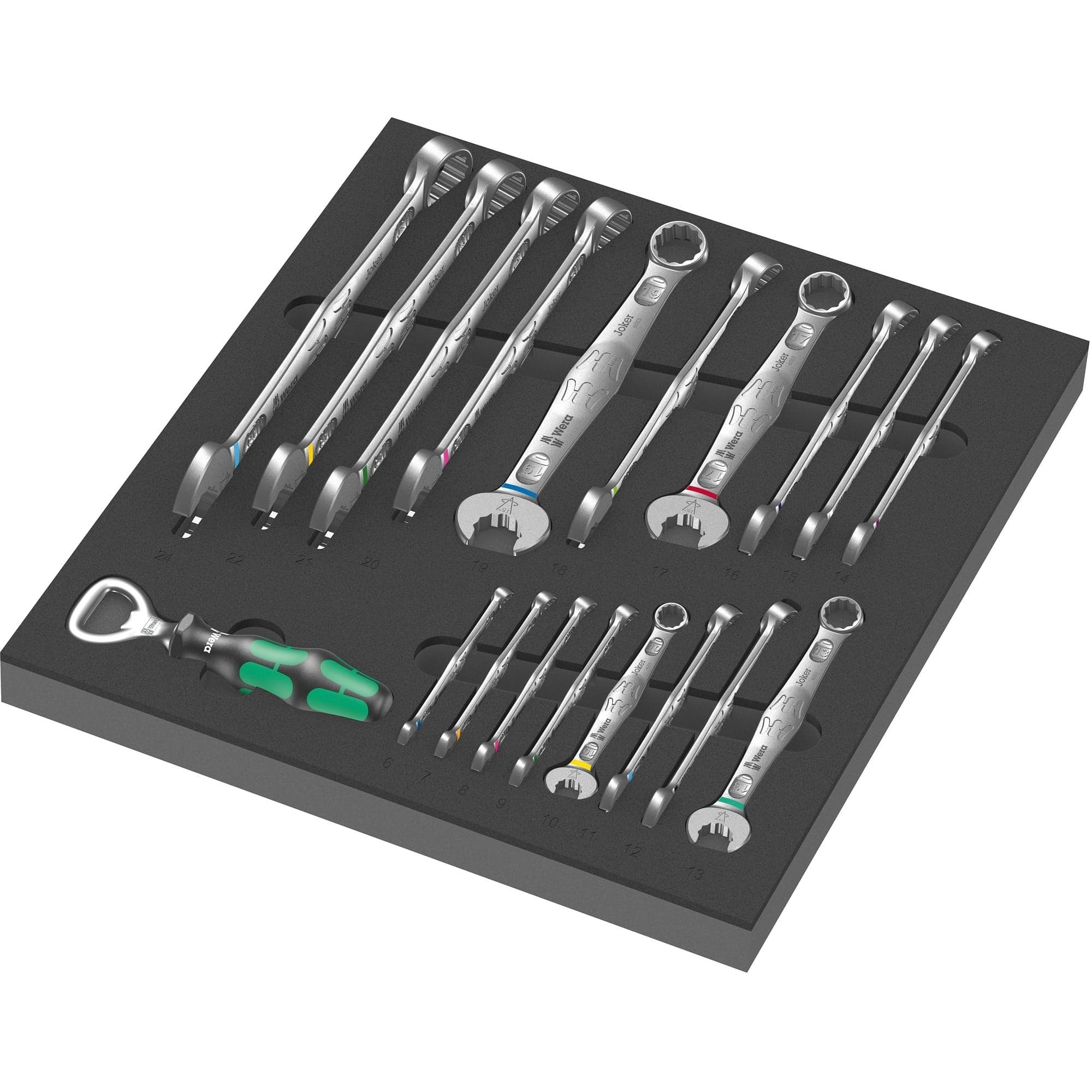 9731 Schaumstoffeinlage 6003 Joker Set 1, 19‑teilig, Werkzeug-Set