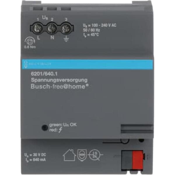 Spannungsversorgung 640 Milliampere Typ 6201/640.1 für Busch-free@home System, Stromversorgung