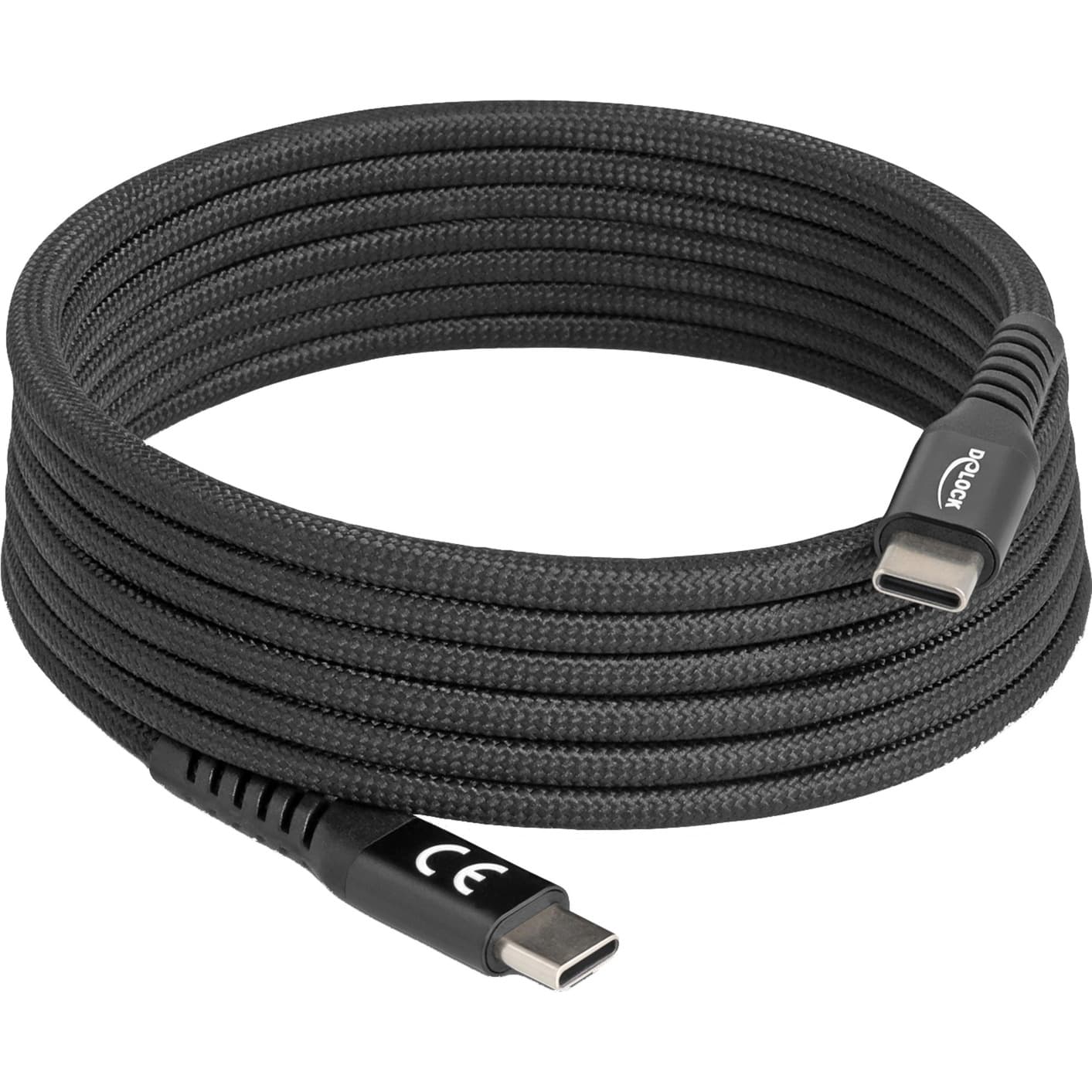 USB-C 2.0 Kabel mit magnetischer Textilummantelung